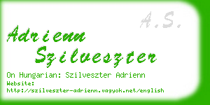 adrienn szilveszter business card